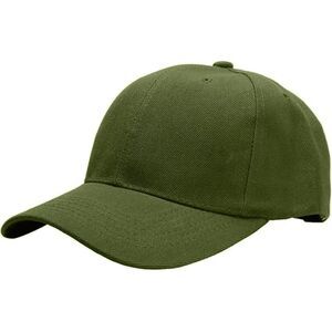 Unisex Army Green Athletic Adjustable Size Strap Casual Classic Baseball Cap
